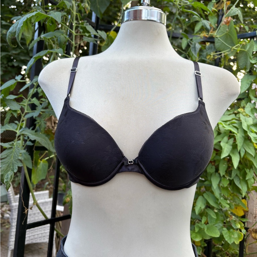 Lily of France Classic Black Lingerie Size 36 A